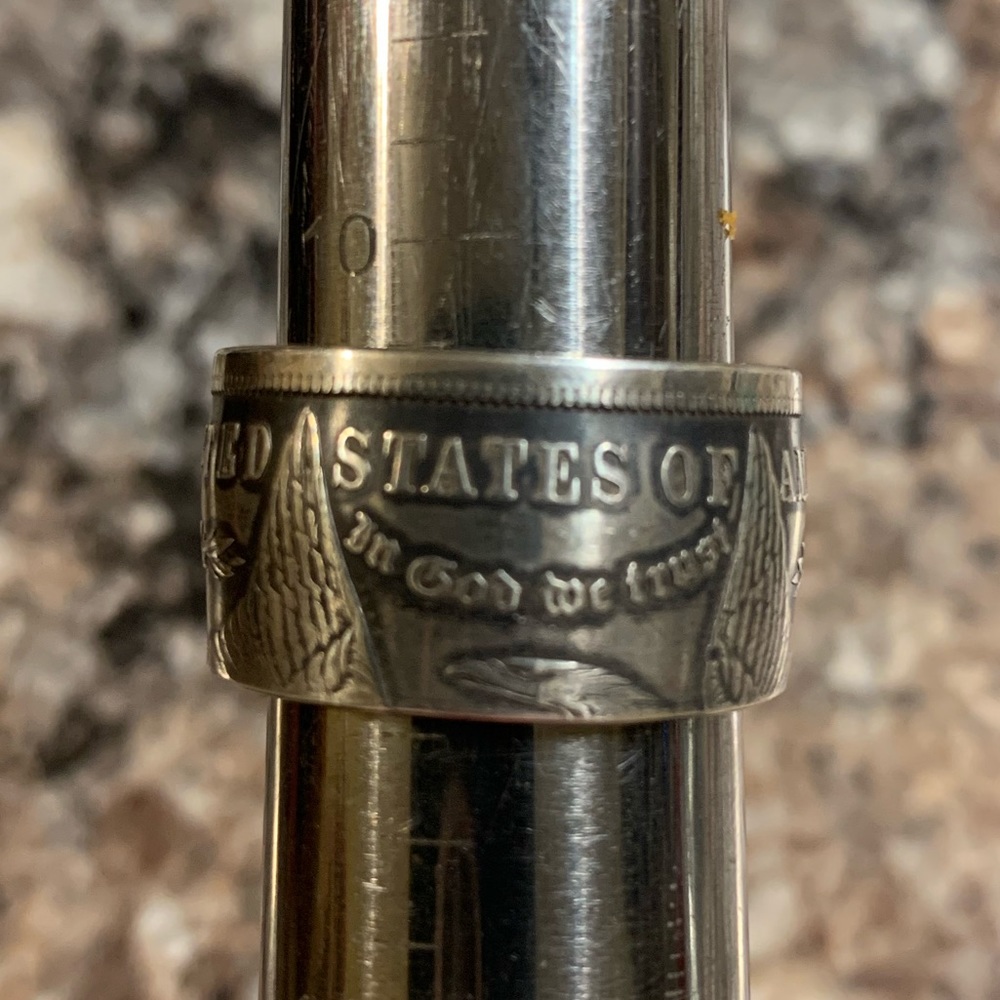 Morgan Silver Dollar Ring